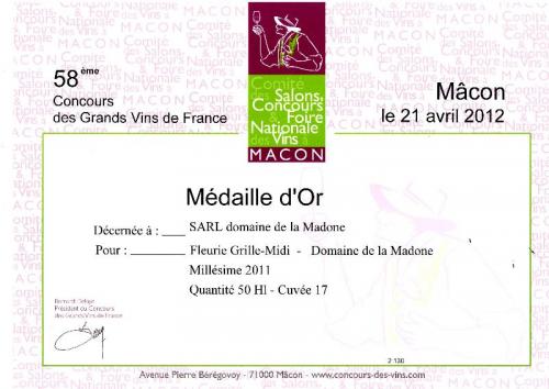 58 ème concours des Grands Vins de France à Macon